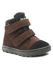 Mrugała Śniegowce Neo 6120/2-33 Brązowy. Brązowe buty zimowe chłopięce Mrugała, bez wzorów, ze skóry, bez zapięcia. Za 339.99 zł.