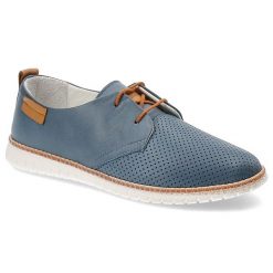 Niebieskie Półbuty Artiker Eleganckie Obuwie Damskie. Niebieskie półbuty damskie Artiker, na wiosnę, bez wzorów, eleganckie, bez obcasa, bez zapięcia. Za 239.00 zł.