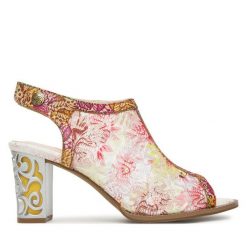 Sandały Laura Vita. Sandały damskie Laura Vita, bez wzorów, bez obcasa, na słupku, bez zapięcia. Za 249.99 zł.