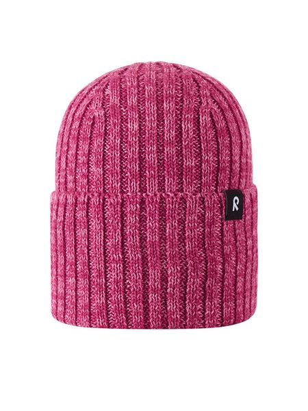 Reima Czapka Villaisa 5300282B Różowy. Czerwone buty zimowe dziewczęce Reima, na zimę, bez wzorów, z wełny. Za 89.99 zł.