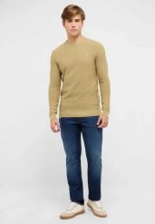 Męski Sweter Mustang Style Elliot Sponge 1017412 6233. Swetry przez głowę męskie Mustang, m, bez wzorów, bez kołnierzyka. Za 119.99 zł.