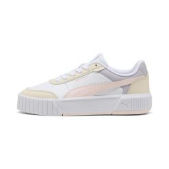 Sneakersy damskie Puma Carina Mia. Białe obuwie sportowe damskie Puma, bez wzorów. W wyprzedaży za 244.00 zł.