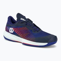 Buty do tenisa męskie Wilson Kaos Swift 1.5. Białe buty sportowe męskie Wilson, bez zapięcia, tenisowe. Za 599.99 zł.