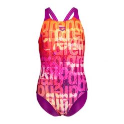 Kostium kąpielowy Arena Multi Colours V-Back Very Fuchsia. Brązowe stroje kąpielowe dla dziewczynek Arena, bez wzorów, z materiału. Za 119.99 zł.
