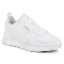 Sneakersy Puma. Białe trampki i tenisówki chłopięce Puma, bez wzorów, bez zapięcia. Za 229.99 zł.