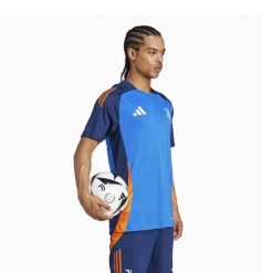 Męska Koszulka Treningowa Adidas Tiro 24 Competition. Niebieskie koszulki sportowe męskie JUVENTUS FC, l, bez wzorów, z materiału, bez kołnierzyka, bez ramiączek, na fitness i siłownię. Za 294.99 zł.