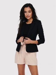 ONLY Marynarka Poptrash 15153144 Czarny Regular Fit. Czarne żakiety damskie Only, l, bez wzorów, z syntetyku. Za 229.99 zł.