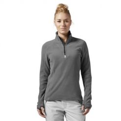 Bluza sportowa damska Reebok AB5089. Szare bluzy damskie Reebok, m, bez wzorów, z materiału, bez kaptura. Za 184.00 zł.