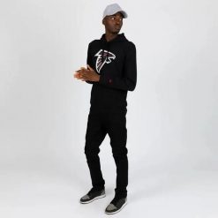Bluza z kapturem Falcons NFL. Białe bluzy sportowe męskie New Era, xs, bez wzorów, z materiału, z kapturem, do piłki nożnej. Za 186.00 zł.