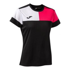 Damski jersey Joma Crew V. Białe koszulki sportowe damskie Joma, bez wzorów, z jersey, bez kołnierzyka, bez ramiączek, do piłki nożnej. Za 140.00 zł.