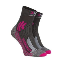 Skarpety trekkingowe damskie X-Socks Trek Outdoor Low Cut 4.0. Czerwone skarpety damskie X-Socks, bez wzorów. W wyprzedaży za 84.00 zł.