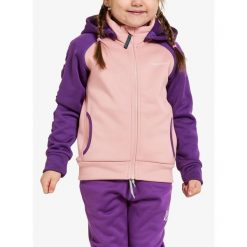 Bluza z kapturem dziewczęca Didriksons Corin Full Zip. Czerwone bluzy dla dziewczynek Didriksons, bez wzorów, bez ramiączek, z kapturem. Za 146.99 zł.
