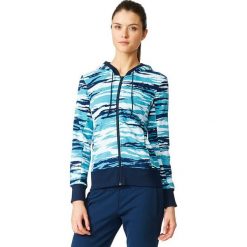 Adidas Bluza damska Essentials Hoody All Over Print niebieska r. L (AY4877). Bluzy damskie marki Adidas. Za 200.27 zł.