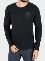 Longsleeve męski Fjallraven Forever Nature Badge. Niebieskie bluzki z długim rękawem męskie Fjällräven, l, bez wzorów, z bawełny, klasyczne, bez kołnierzyka. Za 218.89 zł.
