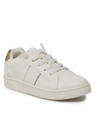 Geox Sneakersy J Eclyper Girl J36LRC 000BC C0588 S Biały. Białe buty sportowe dziewczęce Geox, bez wzorów, ze skóry, bez zapięcia. Za 109.99 zł.