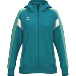 Bluza damska z kapturem Erima Celebrate 125 Training. Niebieskie bluzy damskie Erima, bez wzorów, z materiału, z kapturem. Za 242.60 zł.