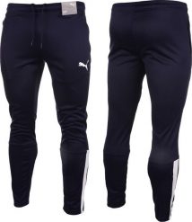 Puma Spodnie męskie Puma teamLIGA Training Pants granatowe 657242 06 XL. Spodnie sportowe męskie Puma, m, bez wzorów. Za 156.39 zł.