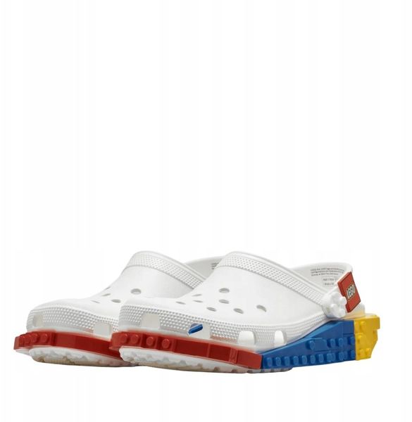 Crocs Crocs LEGO 4LW System Clog 211873-100 białe 38/39. Białe klapki męskie Crocs. Za 310.33 zł.
