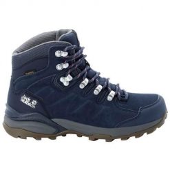 Buty trekkingowe damskie Jack Wolfskin Refugio Texapore Mid. Czarne obuwie sportowe damskie Jack Wolfskin, trekkingowe. Za 419.99 zł.