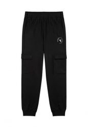 Spodnie męskie Diadora Essential Sport. Czarne spodnie sportowe męskie Diadora, m, bez wzorów, z tkaniny. Za 129.99 zł.