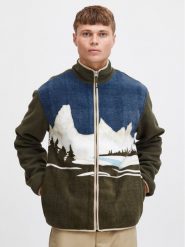 Solid Polar 21108084 Zielony Regular Fit. Zielone bluzy męskie !SOLID, m, bez wzorów, z polaru, bez kaptura. Za 379.99 zł.