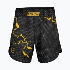 Spodenki treningowe męskie Octagon Marble Camo MMA. Czarne krótkie spodenki sportowe męskie OCTAGON, m, bez wzorów. Za 149.99 zł.