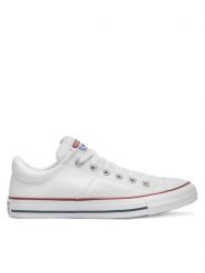 Converse Trampki Chuck Taylor All Star Madison Ox 563509C Biały. Białe trampki i tenisówki damskie Converse, bez wzorów, z materiału, retro, bez zapięcia. Za 259.99 zł.
