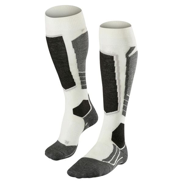 Podkolanówki damskie Falke SK2 Wool. Białe skarpety damskie Falke, bez wzorów, z poliamidu. Za 214.50 zł.