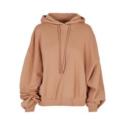 Damska Bluza Z Frotte Organic Oversized Hoodie. Brązowe bluzy damskie Urban Classics, s, bez wzorów, bez kaptura. Za 287.99 zł.