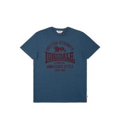 T-shirt Lonsdale Hudswell. Czerwone t-shirty męskie Lonsdale, m, bez wzorów, z bawełny, bez kołnierzyka. Za 153.00 zł.