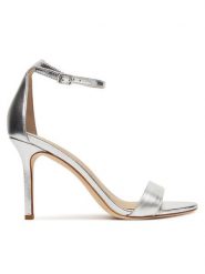 LAUREN RALPH LAUREN Sandały Allie 802912334004 Srebrny. Szare sandały damskie Lauren Ralph Lauren, bez wzorów, ze skóry, bez obcasa, na szpilce, bez zapięcia. Za 629.99 zł.