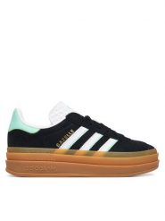 Adidas Sneakersy Gazelle Bold IH6456 Czarny. Czarne buty sportowe dziewczęce Adidas, bez wzorów, ze skóry, bez zapięcia. Za 349.99 zł.