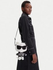 KARL LAGERFELD Torebka A3W30187 Czarny. Czarne listonoszki damskie KARL LAGERFELD, bez wzorów, ze skóry, bez dodatków. Za 1,299.00 zł.