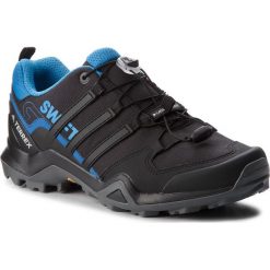 Buty adidas - Terrex Swift R2 AC7980 Cblack/Cblack/Brblue. Czarne trekkingi męskie Adidas, z materiału. W wyprzedaży za 369.00 zł.