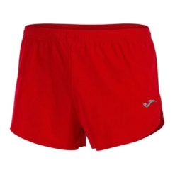 Szorty Joma Olimpia. Czerwone krótkie spodenki sportowe męskie Joma, bez wzorów, do biegania. Za 254.00 zł.