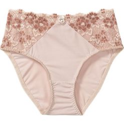 Figi "maxi" bonprix matowy beżowy - czekoladowy brązowy. Figi damskie marki bonprix. Za 29.99 zł.
