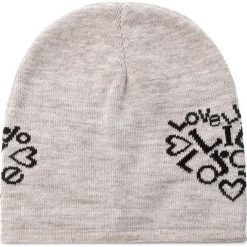 Czapka LIU JO - Cuffia Love A67238 M0300 30002 Marmo. Szare czapki i kapelusze damskie Liu Jo, z materiału. W wyprzedaży za 159.00 zł.
