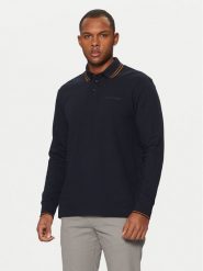 Tom Tailor Polo 1043998 Granatowy Regular Fit. Niebieskie koszulki polo męskie Tom Tailor, m, bez wzorów, z bawełny, bez ramiączek. Za 99.99 zł.