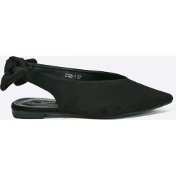 Answear - Baleriny Better. Czarne baleriny damskie ANSWEAR, z gumy. W wyprzedaży za 59.90 zł.