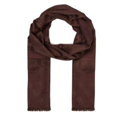 Szal Guess. Brązowe szaliki i chusty damskie Guess, z aplikacjami. Za 194.99 zł.