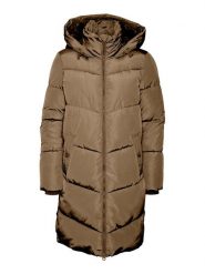 Vero Moda Curve Płaszcz zimowy 10297304 Brązowy Regular Fit. Brązowe kurtki damskie Vero Moda Curve, na zimę, bez wzorów, z syntetyku, bez kaptura. Za 409.99 zł.