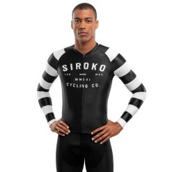 Męska koszulka rowerowa z krótkim rękawem Kolarstwo Siroko M2 Summit. Białe bluzy męskie SIROKO, m, bez wzorów, bez kaptura. Za 381.00 zł.