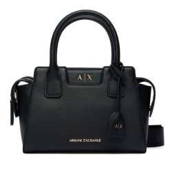 Torebka Armani Exchange. Czarne torebki do ręki damskie Armani Exchange, bez wzorów, klasyczne, bez dodatków. Za 654.99 zł.