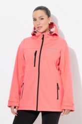 Damskie Kurtka softshell HYPRAR hydrofobowa stretch odblask. Fioletowe kurtki damskie Ulla Popken, plus size, bez wzorów, z elastanu, z kapturem. Za 479.99 zł.