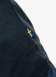 Bluza męska Fjallraven Abisko Wool LS. Niebieskie bluzy męskie Fjällräven, na jesień, m, bez wzorów, z materiału, bez kaptura. Za 334.39 zł.