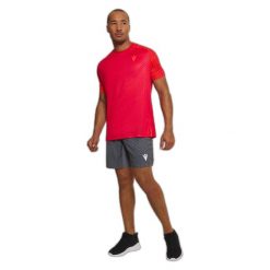 Szorty Macron CC Miguel. Szare krótkie spodenki sportowe męskie Macron, l, bez wzorów. Za 244.00 zł.