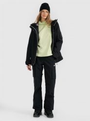 4F Spodnie snowboardowe membrana 15000 damskie - czarne XS. Czarne spodnie materiałowe damskie 4f, na zimę, s, bez wzorów, z materiału, snowboardowy. Za 599.99 zł.
