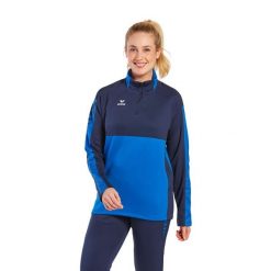 Bluza treningowa Erima Six Wings. Niebieskie bluzy męskie Erima, m, bez wzorów, bez kaptura, na fitness i siłownię. Za 208.50 zł.