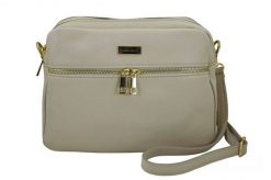 Listonoszka skórzana BARBERINI'S 979-10 j. beżowa. Brązowe torebki shopper damskie Barberinis, bez wzorów, ze skóry, biznesowe, duże, bez dodatków. Za 229.99 zł.