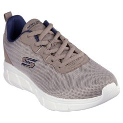 Męskie BOBS B FLEX ICY EDGE Sneakersy Taupe. Brązowe buty sportowe męskie Skechers, z dzianiny, bez zapięcia. Za 239.99 zł.
